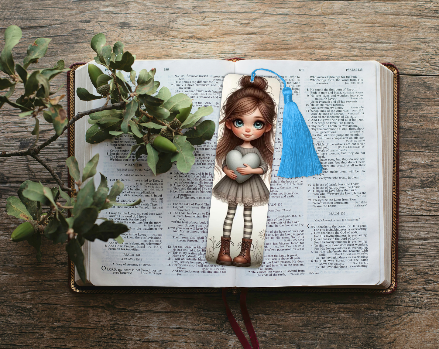 Marque-pages aluminium - Douceur & Tendresse