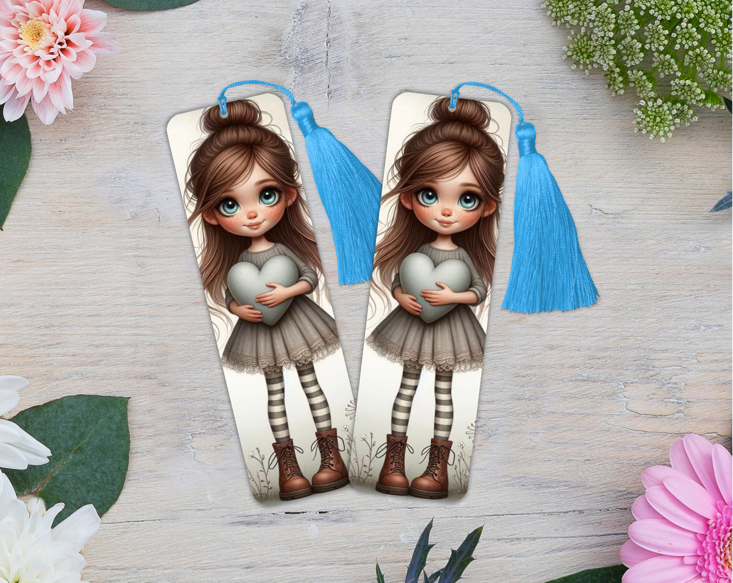 Marque-pages aluminium - Douceur & Tendresse