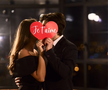 🎨 Tapis de souris – Je T’aime – Romance &amp; Élégance