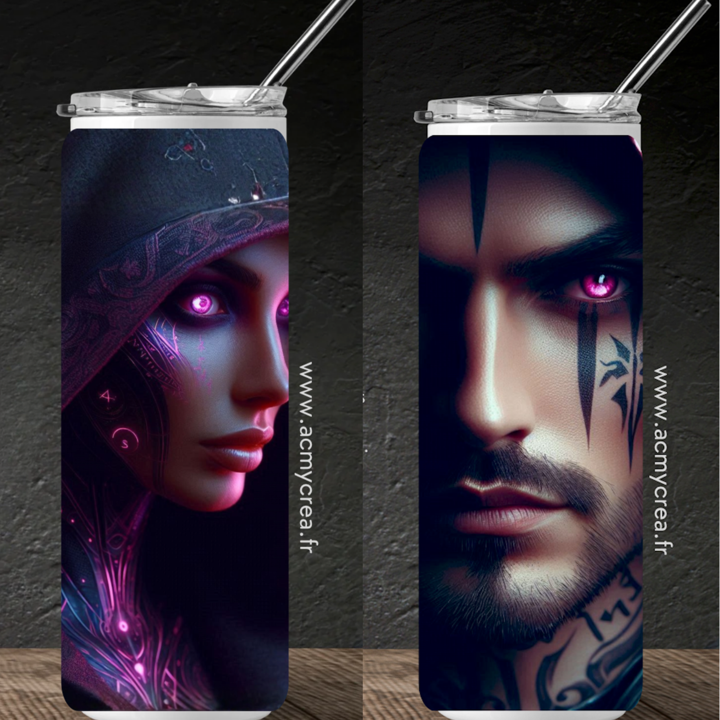 Tumbler Original Design Mystique – Gourde Isotherme 590 ml Stylée (A&C My Créa)