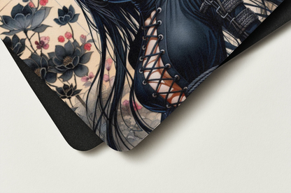 Tapis de souris – Femme Ninja  🥷 - Force et Mystère