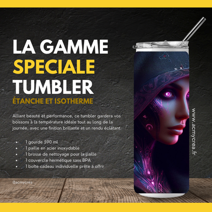 Tumbler Original Design Mystique – Gourde Isotherme 590 ml Stylée (A&C My Créa)
