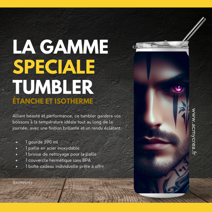 Tumbler Original Design Mystique – Gourde Isotherme 590 ml Stylée (A&C My Créa)