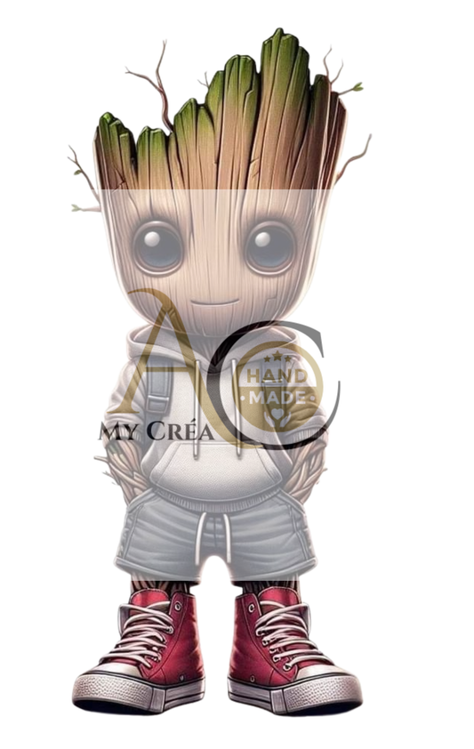 Bouteille - Gourde isotherme en inox - Petit Gardien Style Cartoon (Design A&C My Créa)