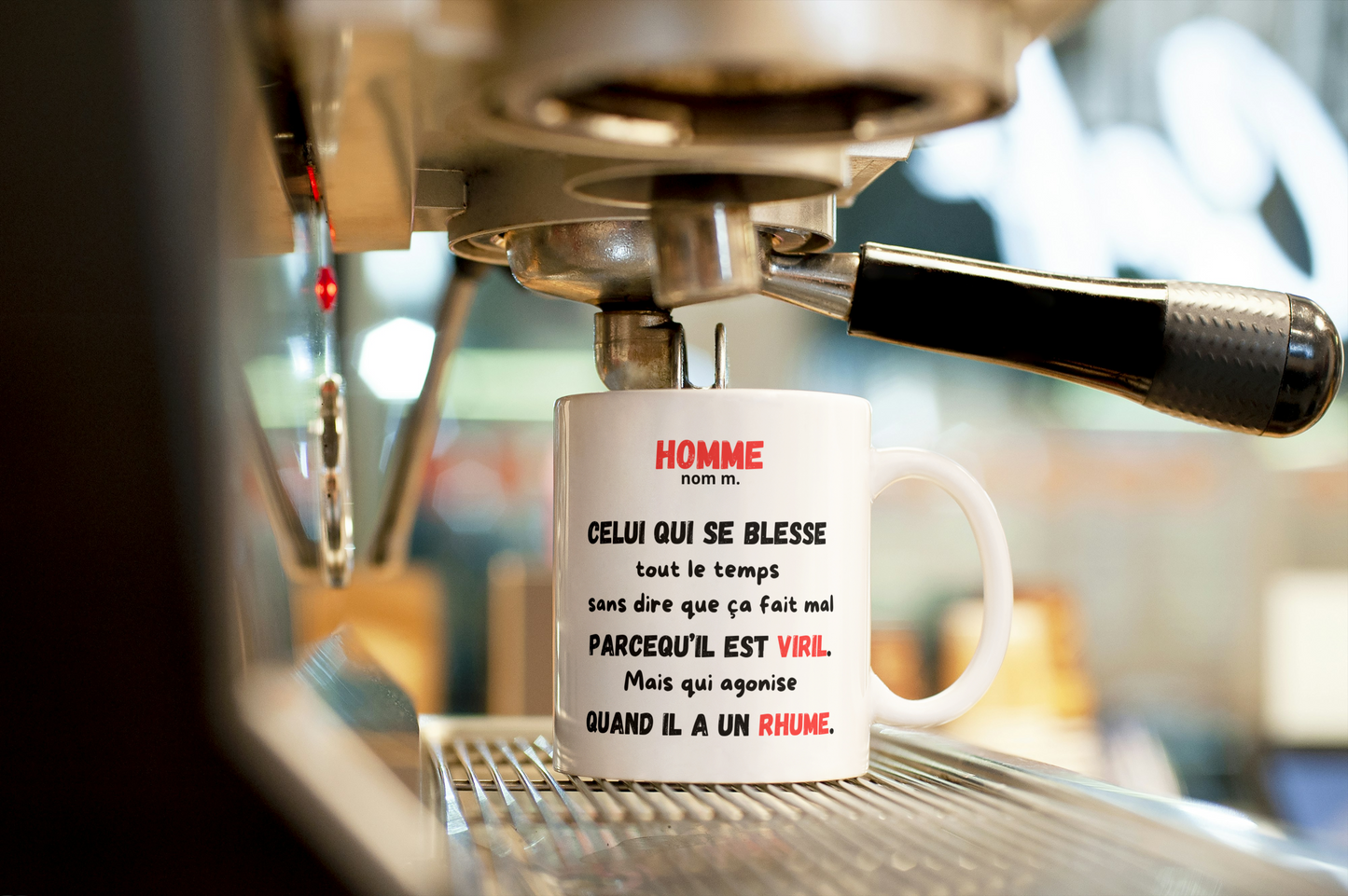 Mug Humour Homme Définition – Cadeau Drôle Viril Rhume Idée Cadeau Homme (A&C My Créa)
