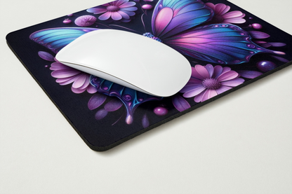 Tapis de souris Papillon Bleu et Violet