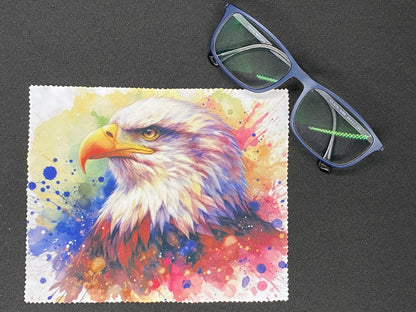 Lingette microfibre pour écran et lunette "Aigle royal"