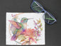 Lingette microfibre pour écran et lunette "Colibris"