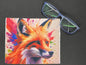 Lingette microfibre pour écran et lunette "Renard"
