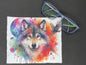 Lingette microfibre pour écran et lunette "Loup"