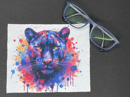 Lingette microfibre pour écran et lunette "Panthère"