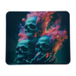Tapis de souris - 3 crânes en fusion coloré