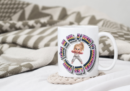 Mug Fun & Décalé – « J’vais T’arracher les Yeux » - Petite fille (A&C My Créa)