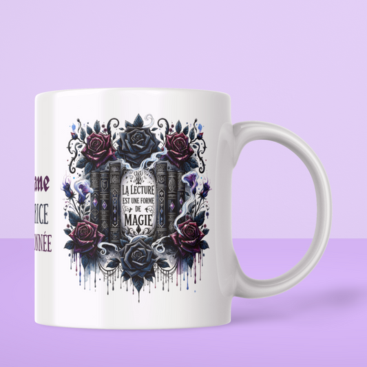 Mug Personnalisé Lectrice Passionnée Prénom Cadeau (A&C My Créa)