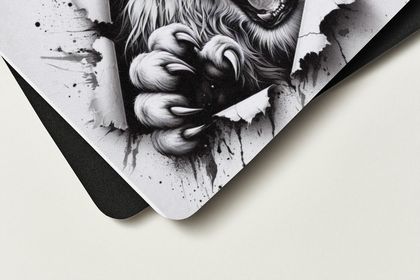 Tapis de souris Lion Rugissant 🦁 - Puissance & Instinct Sauvage