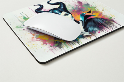 Tapis de souris Maléfique 🦹‍♀️ – Puissance & Explosion de Couleurs