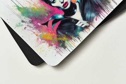 Tapis de souris Maléfique 🦹‍♀️ – Puissance & Explosion de Couleurs