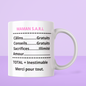 Mug céramique Maman SARL