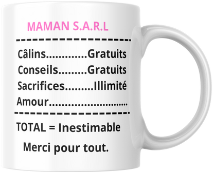 Mug céramique Maman SARL