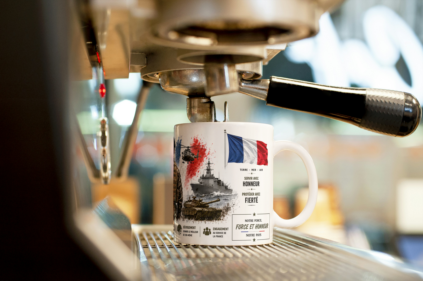 Mug « Militaire – Plus Qu’un Métier, Une Vocation » – Armée Française (A&C My Créa)