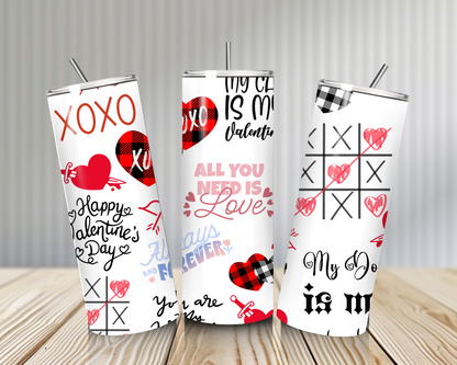 Gourde Tumbler isotherme - "My Valentine, My Love"