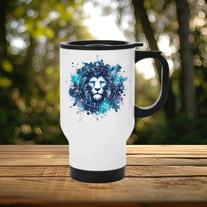 Mug thermos - isotherme Aluminium 450 ml - Signe Astrologique Lion