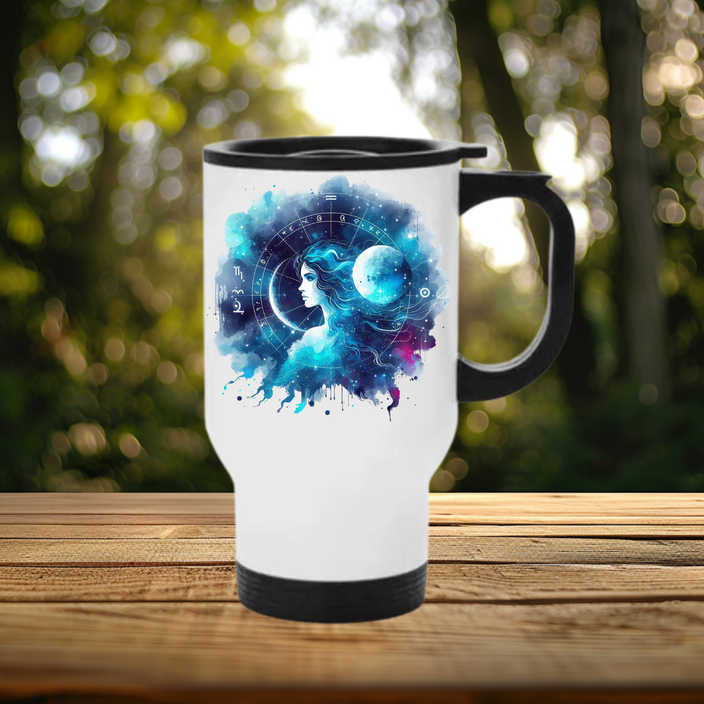 Mug Thermos Isotherme Signe Astrologique – Bélier à Poissons 450 ml Aluminium