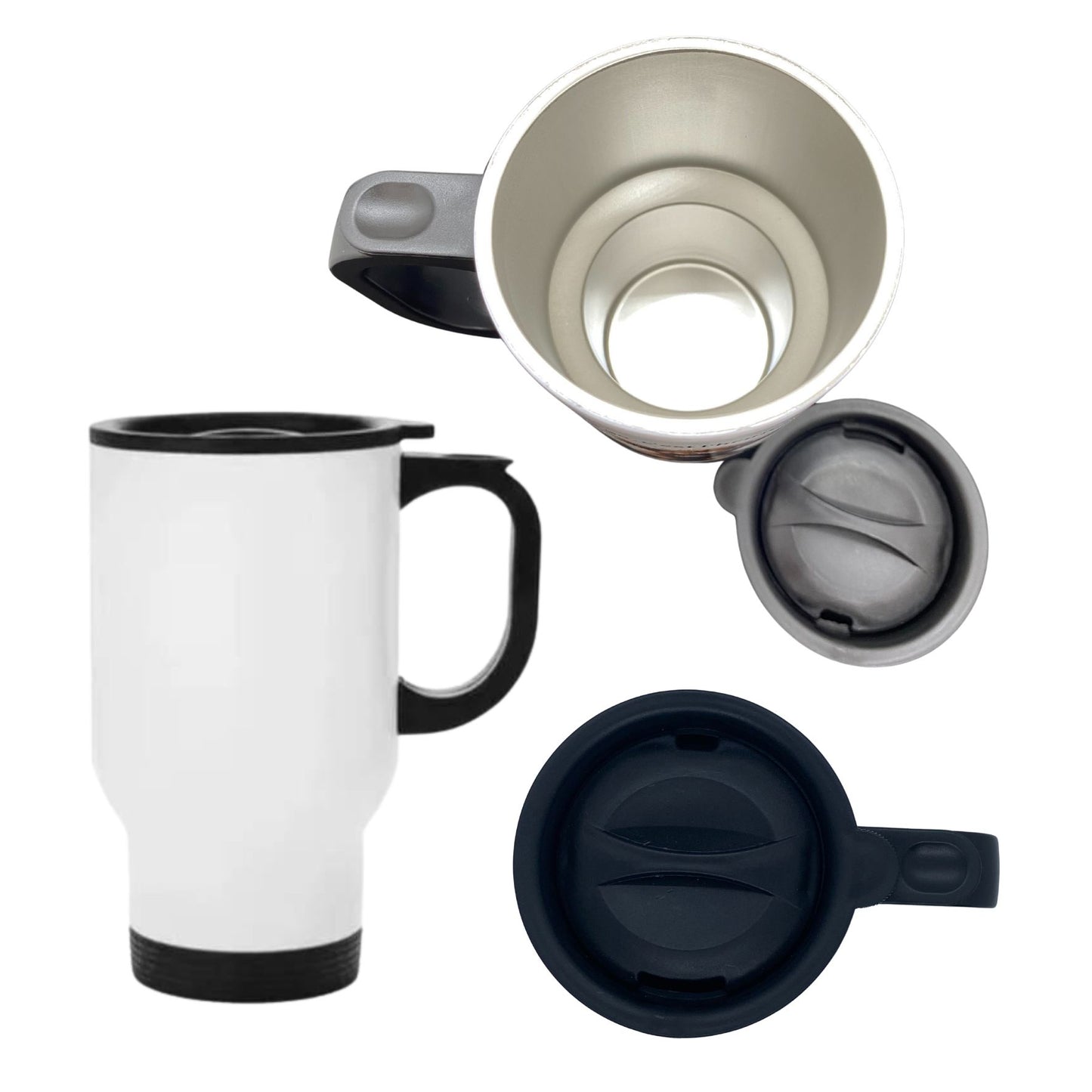 Thermos mug - insulated Aluminum 450 ml "CDI - Indefinite-term bitch"