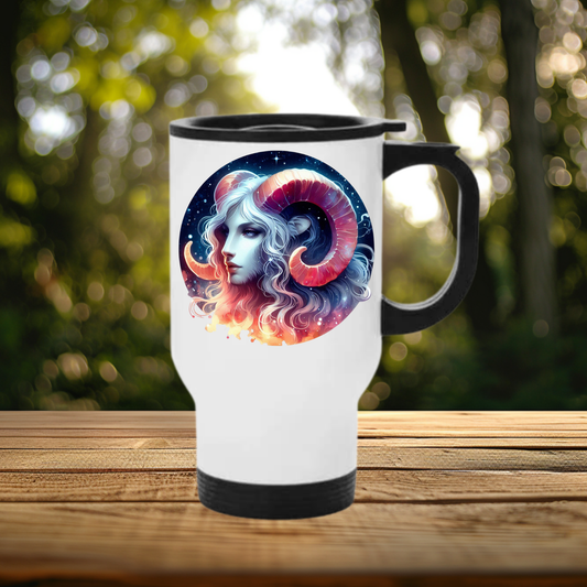 Mug thermos - isotherme Aluminium 450 ml - Signe Astrologique Bélier