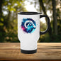 Thermos mug - insulated Aluminum 450 ml "CDI - Indefinite-term bitch"