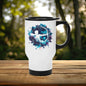 Thermos mug - insulated Aluminum 450 ml "CDI - Indefinite-term bitch"