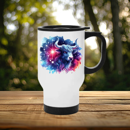 Thermos mug - insulated Aluminum 450 ml "CDI - Indefinite-term bitch"