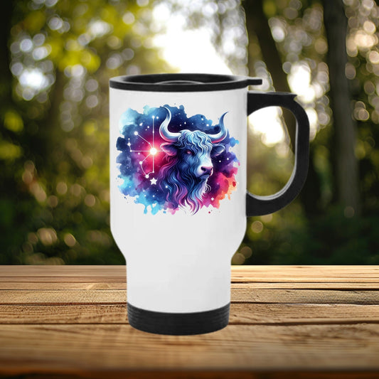 Thermos mug - insulated Aluminum 450 ml "CDI - Indefinite-term bitch"