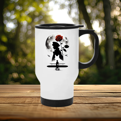 Mug thermos - isotherme Aluminium 450 ml "Saint Exupéry"