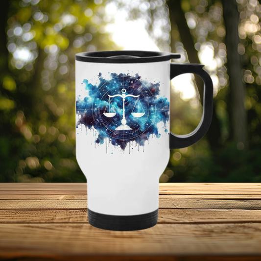 Mug thermos - isotherme Aluminium 450 ml - Signe Astrologique Balance