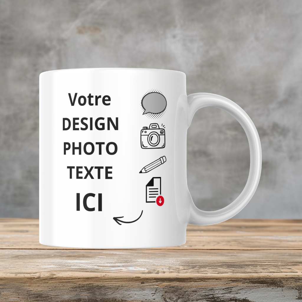 Mug Personnalisable – Photo, Texte & Design Unique (A&C My Créa)
