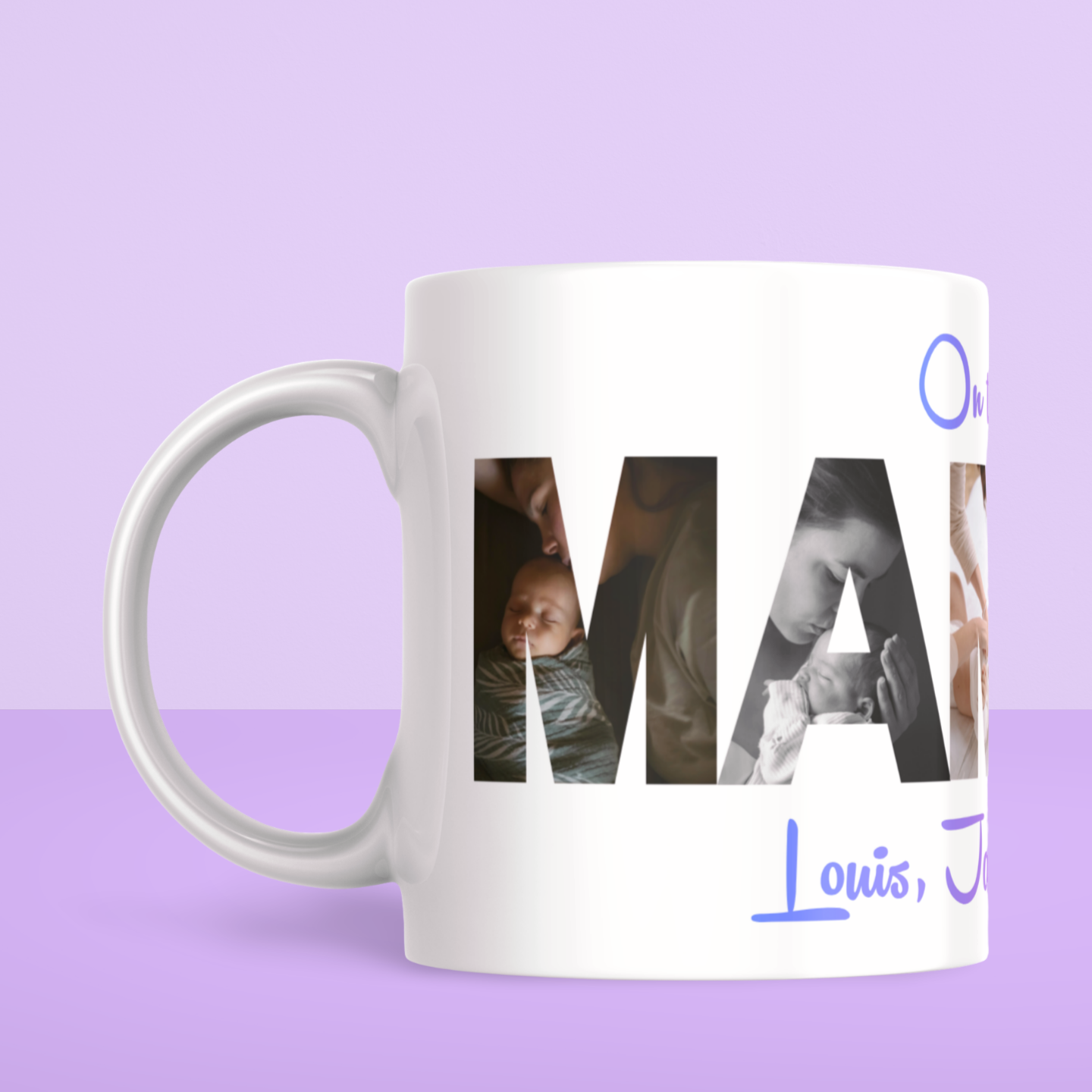 Mug Cadeau Maman – Personnalisé avec Photos (A&C My Créa)