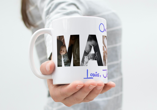Mug Cadeau Maman – Personnalisé avec Photos (A&C My Créa)
