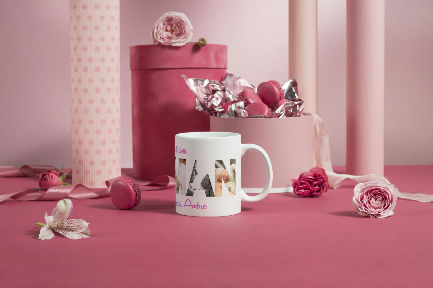 Mug Cadeau Maman – Personnalisé avec Photos (A&C My Créa)