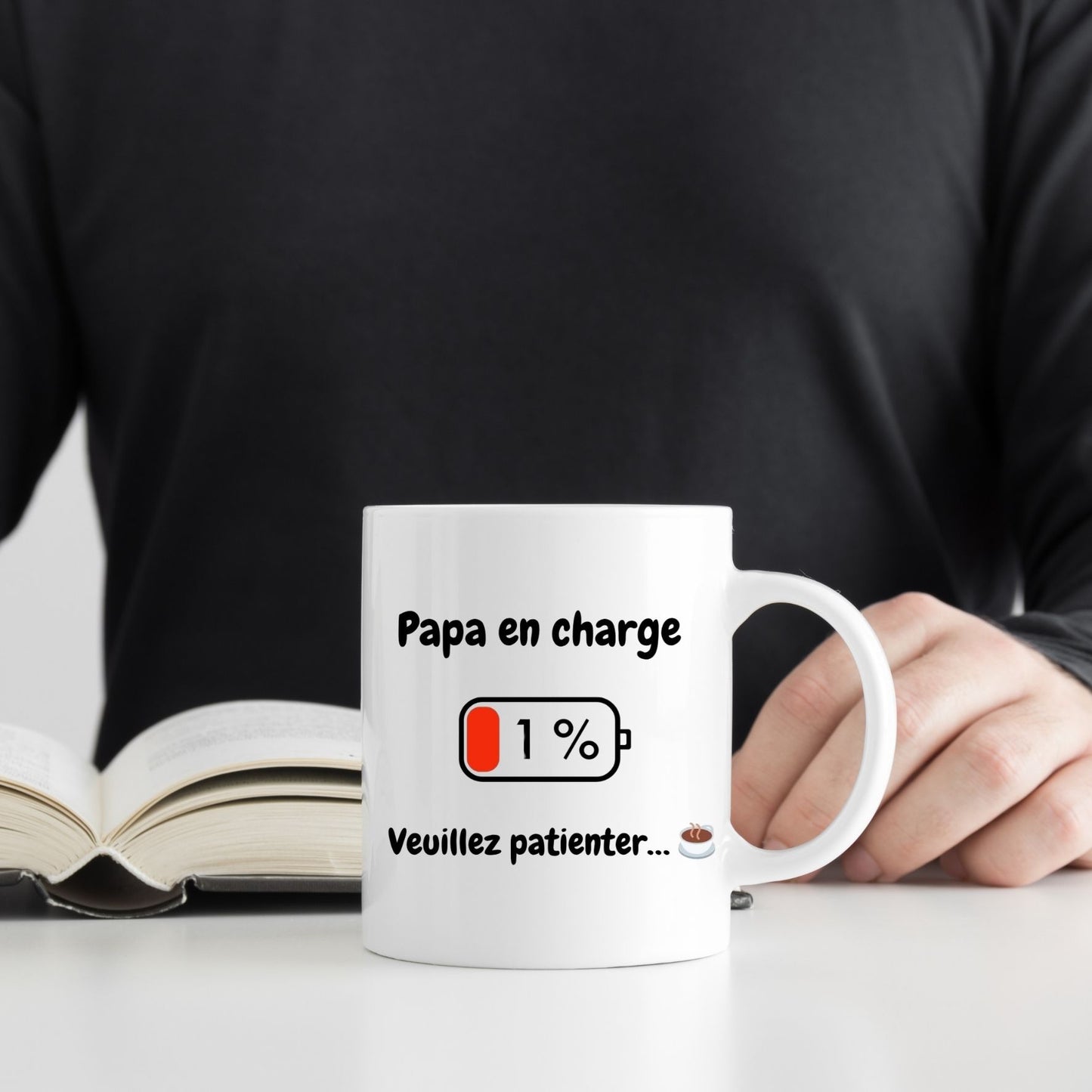 Mug céramique PAPA en charge, veuillez patienter...