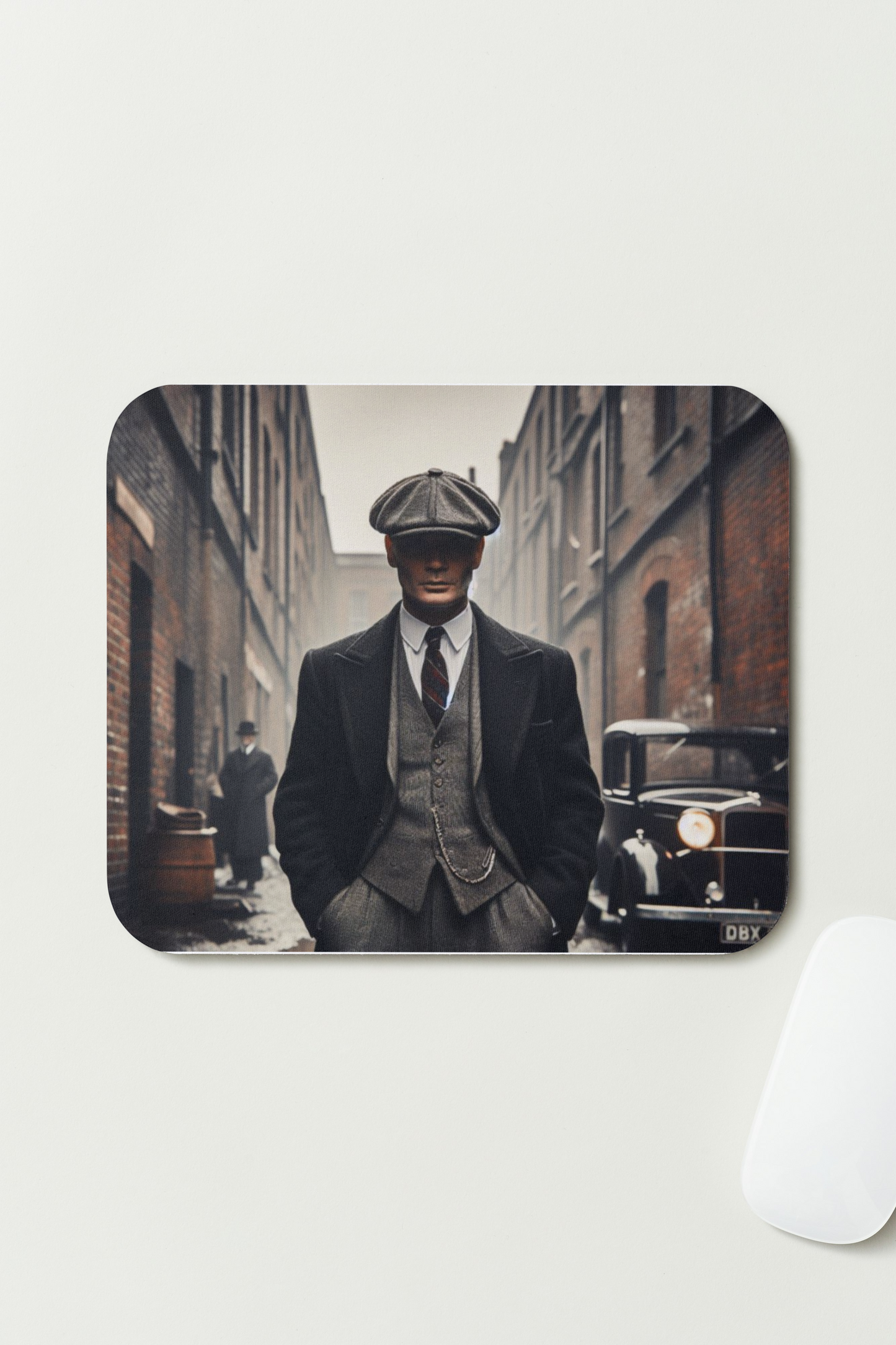 🎨 Tapis de souris – Esprit Peaky Blinders – Charisme & Élégance Vintage