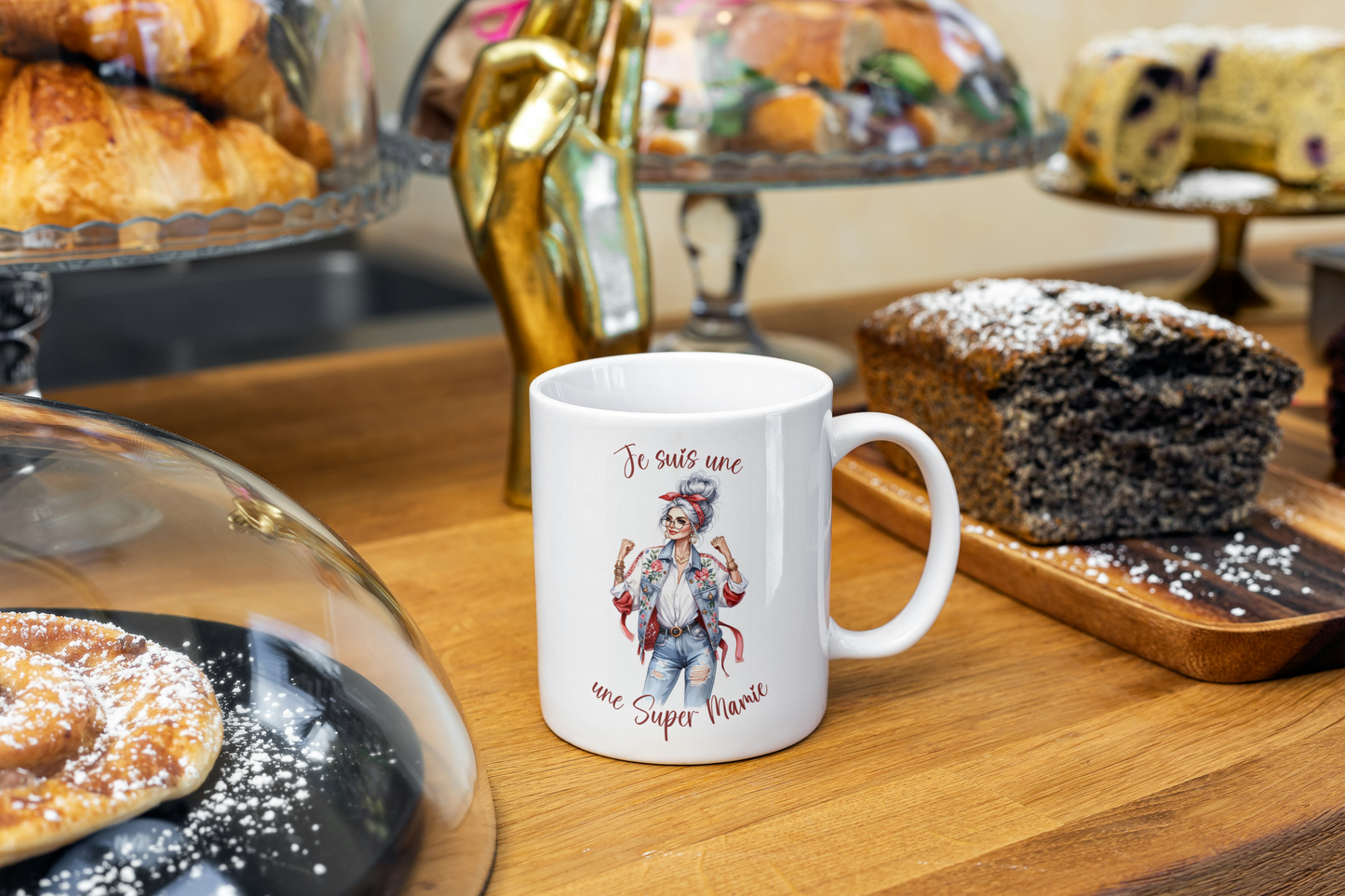 Mug humour - « Je suis une Super Mamie »