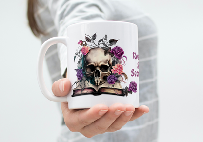 Mug Gothique Roses & Secrets Crâne Floral Original (A&C My Créa)