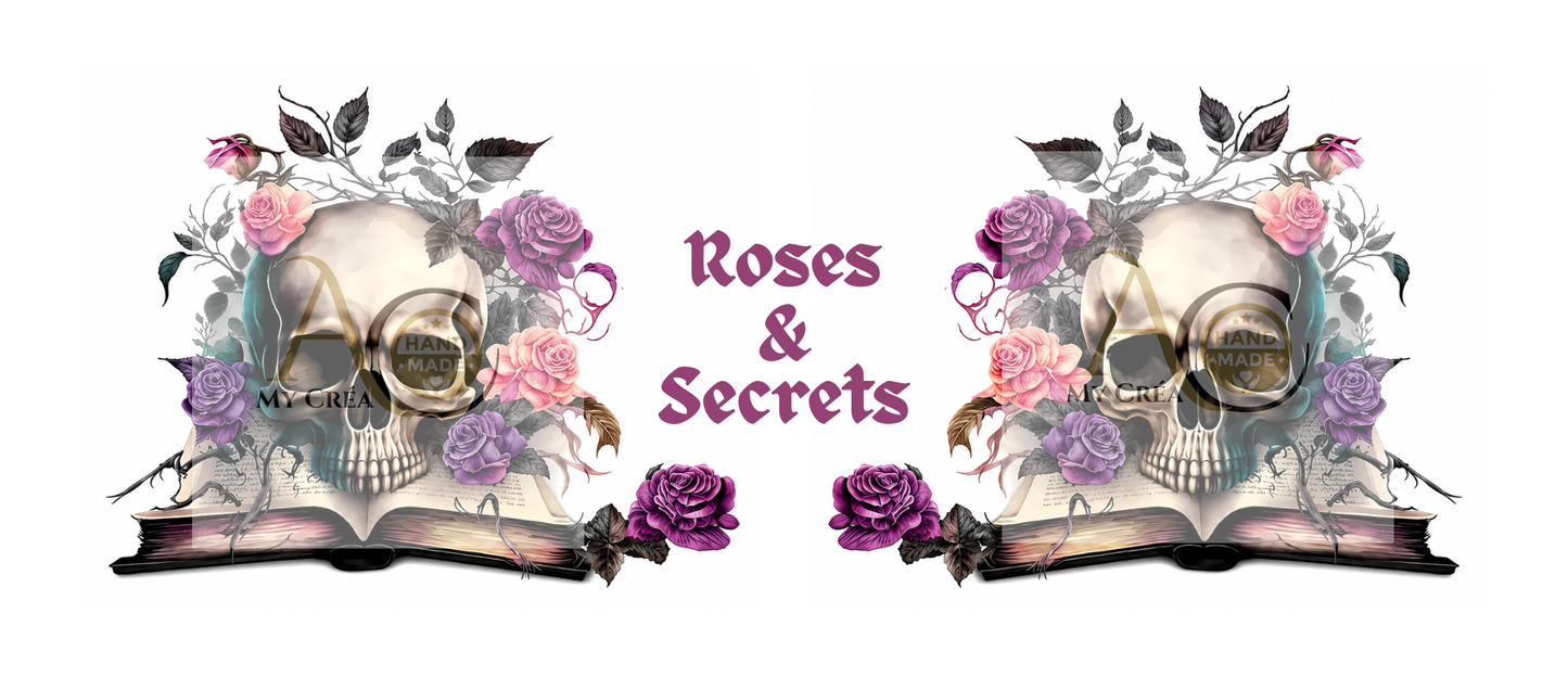 Mug Gothique Roses & Secrets Crâne Floral Original (A&C My Créa)