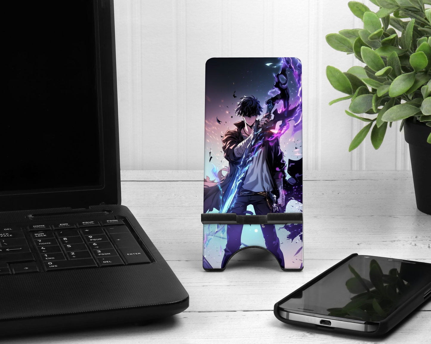 Support Téléphone - "Univers Solo Leveling"