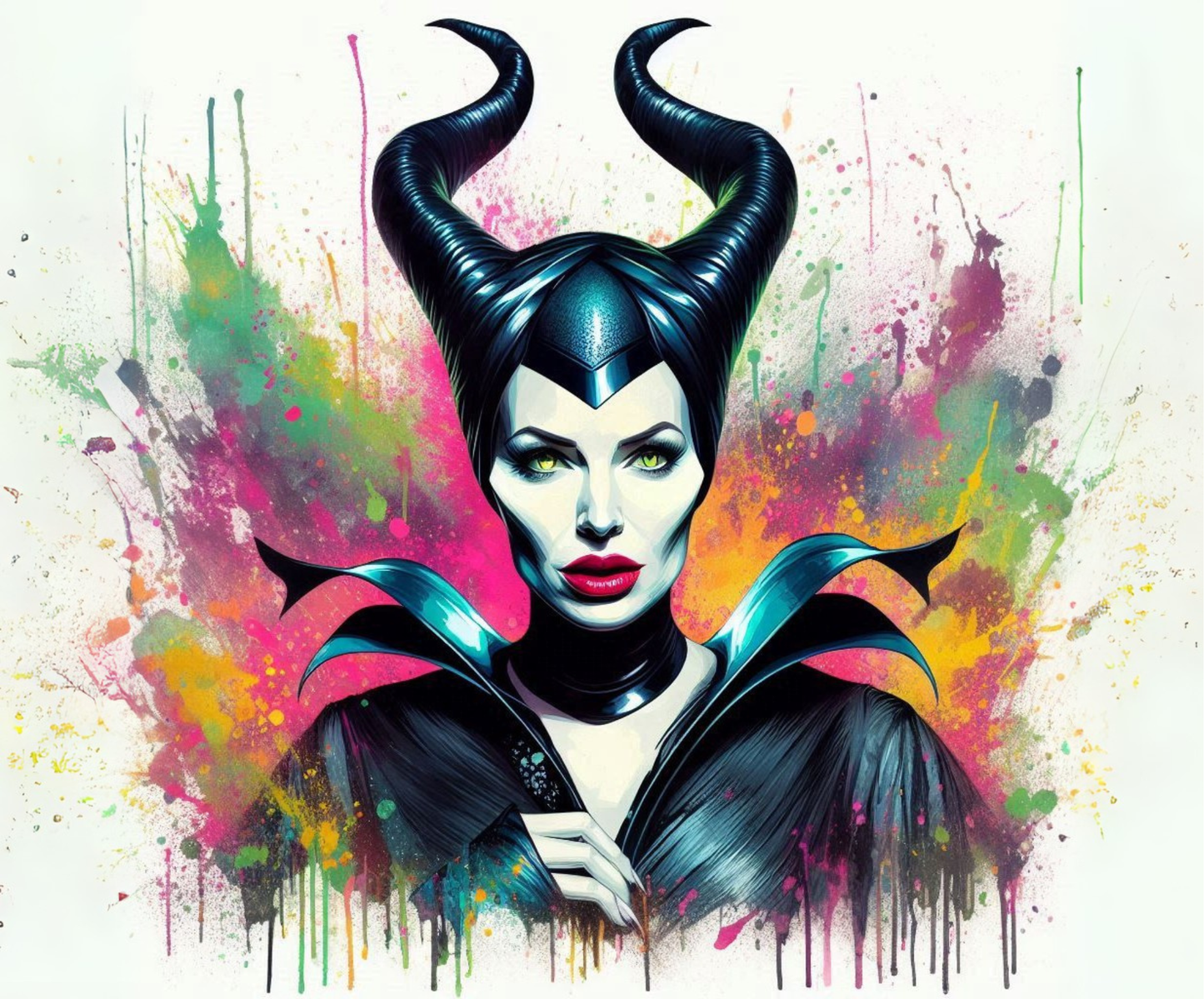 Tapis de souris Maléfique 🦹‍♀️ – Puissance & Explosion de Couleurs