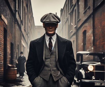 🎨 Tapis de souris – Esprit Peaky Blinders – Charisme & Élégance Vintage