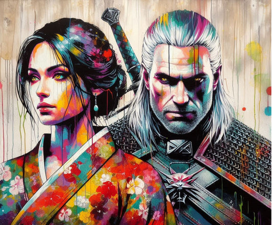 Tapis de souris – Duo Fantastique – Héroïsme & Couleurs Artistiques