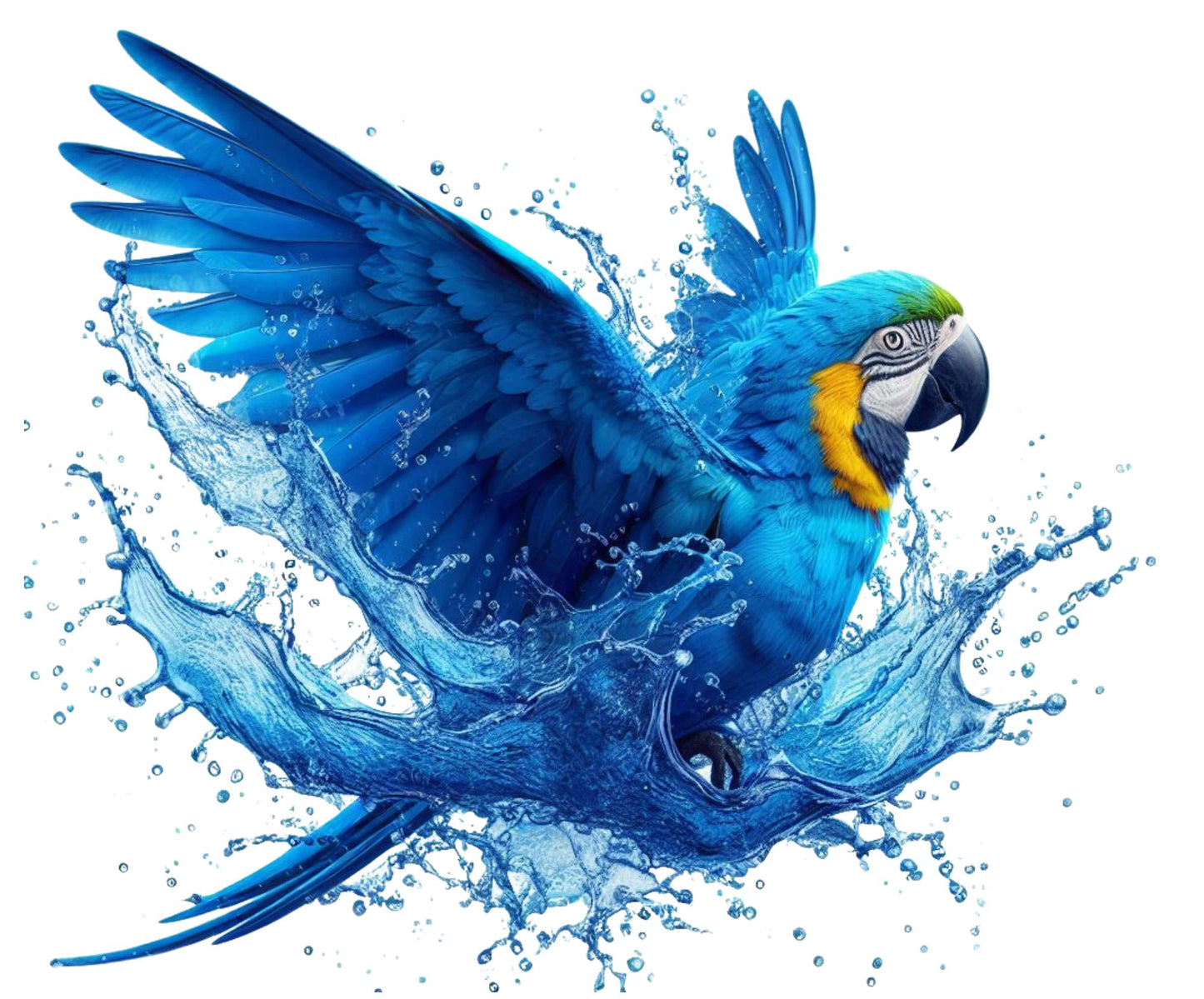 Tapis de souris - Perroquet bleu