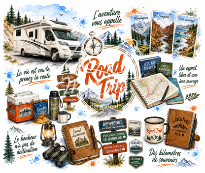 Tumbler Isotherme Road Trip – Camping-Car & Voyage